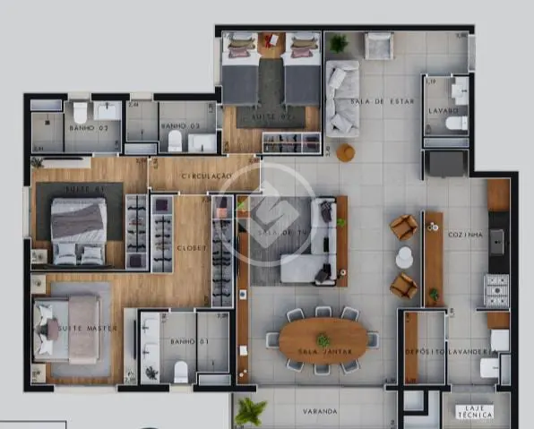 Imagem 3 - Apartamento em Jardim Sul, Uberlândia - MG