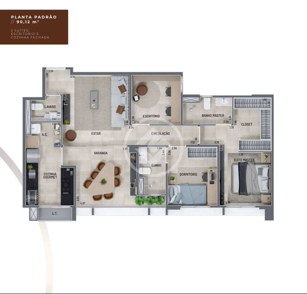 Apartamento Gávea, Uberlândia - MG — foto 2