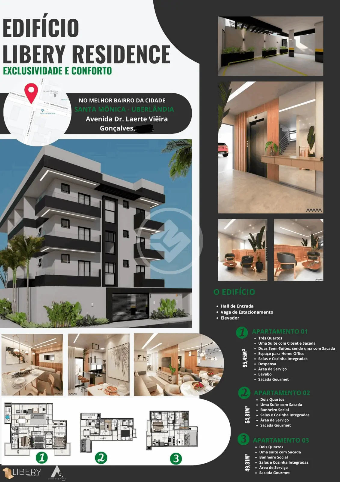 Apartamento SANTA MÔNICA, Uberlândia - MG — foto 2
