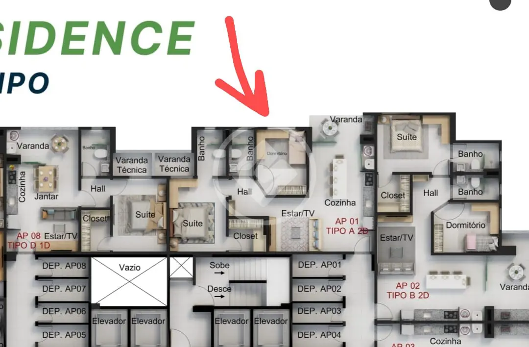 Imagem 2 - Apartamento em Gávea, Uberlândia - MG