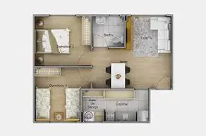 Imagem 3 - Apartamento em Mansões Aeroporto, Uberlândia - MG