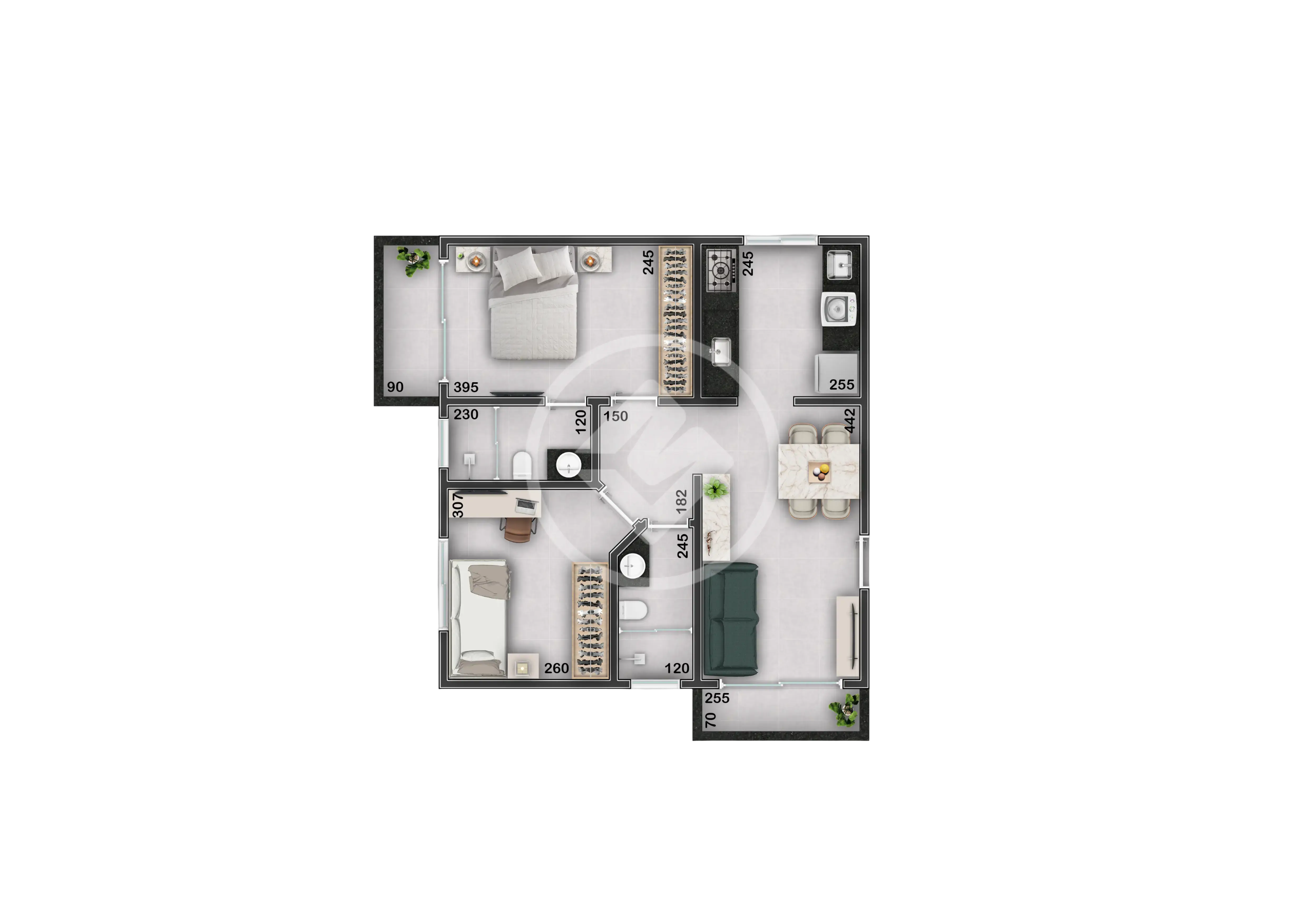 Image 12 - Apartamento em Daniel Fonseca, Uberlândia - MG