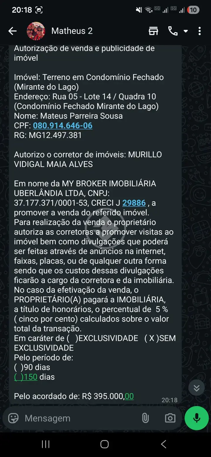 Image 2 - Terreno Condomínio em Portal do Vale, Uberlândia - MG