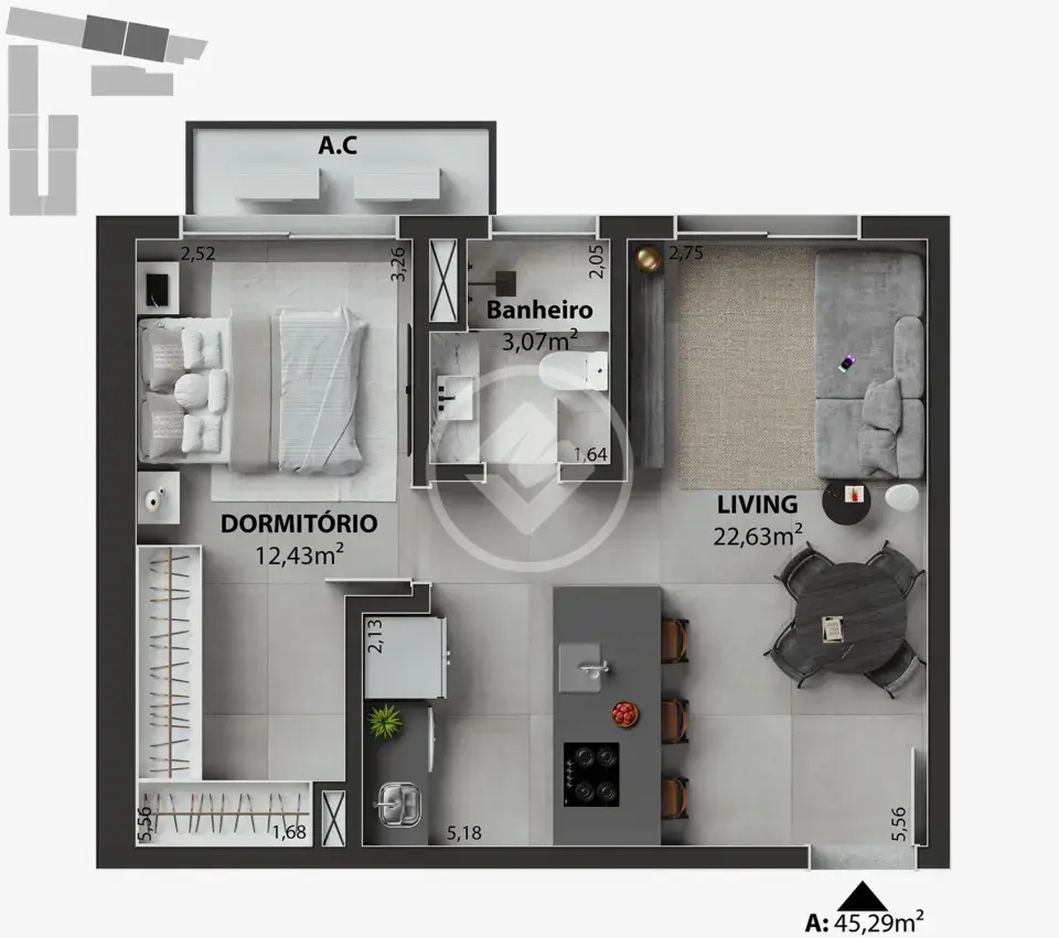 Image 9 - Apartamento em Gávea, Uberlândia - MG