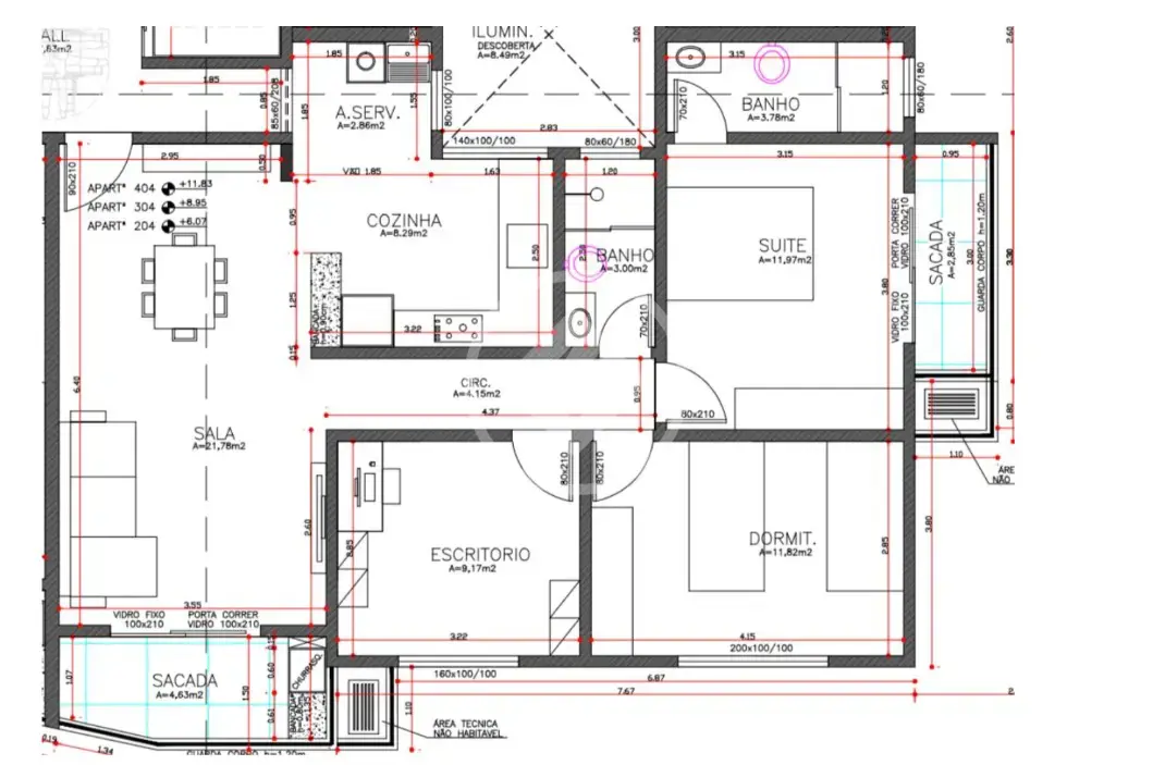 Imagem 1 - Apartamento em Santa Mônica, Uberlândia - MG