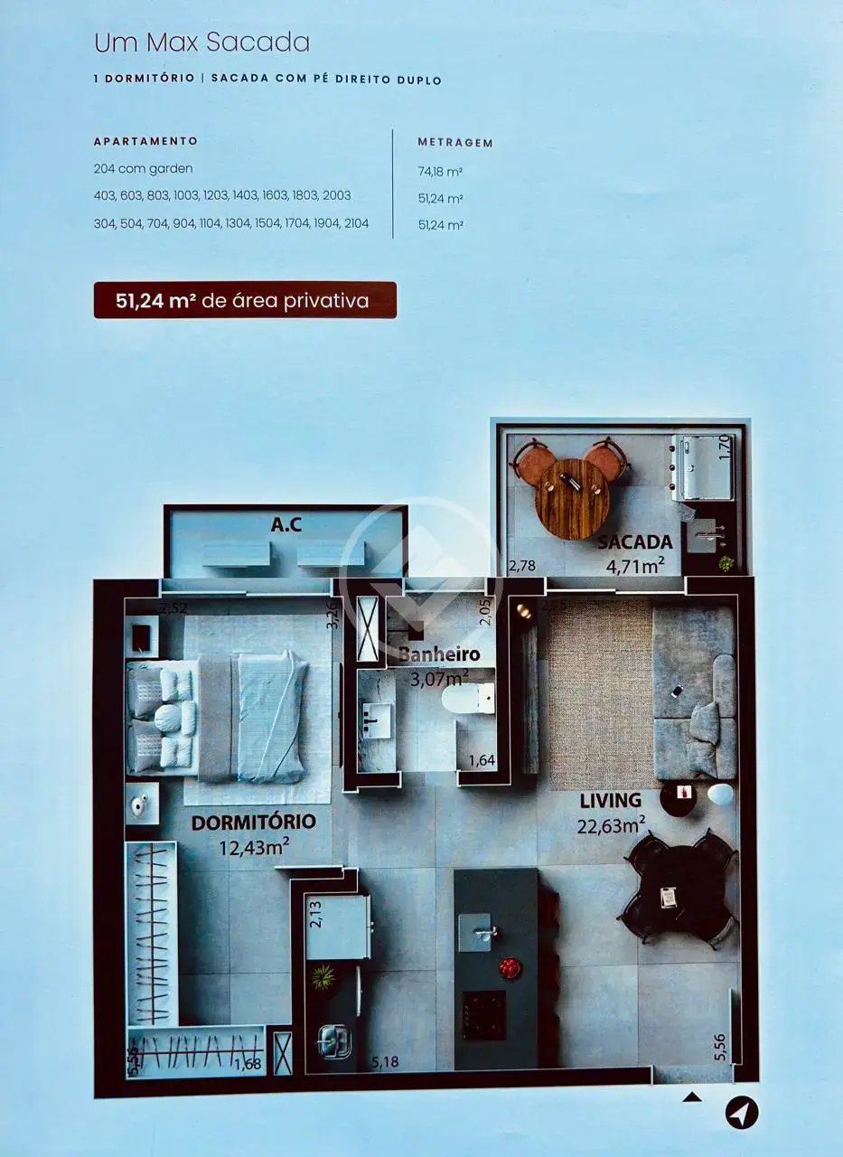 Imagem 1 - Apartamento em Gávea, Uberlândia - MG