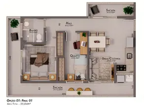 Imagem 5 - Apartamento em Nossa Senhora das Graças, Uberlândia - MG