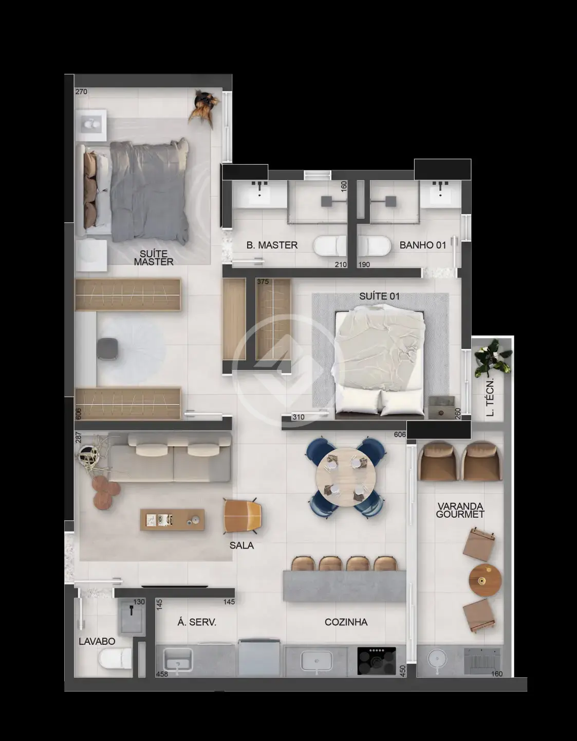 Image 2 - Apartamento em Santa Mônica, Uberlândia - MG