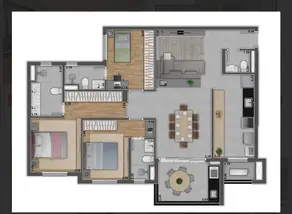 Apartamento Jardim Sul, Uberlândia - MG — foto 2