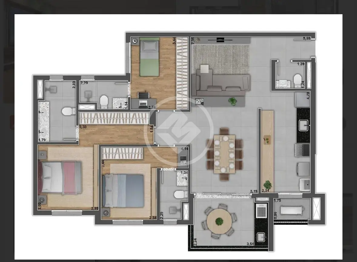 Image 2 - Apartamento em Jardim Sul, Uberlândia - MG