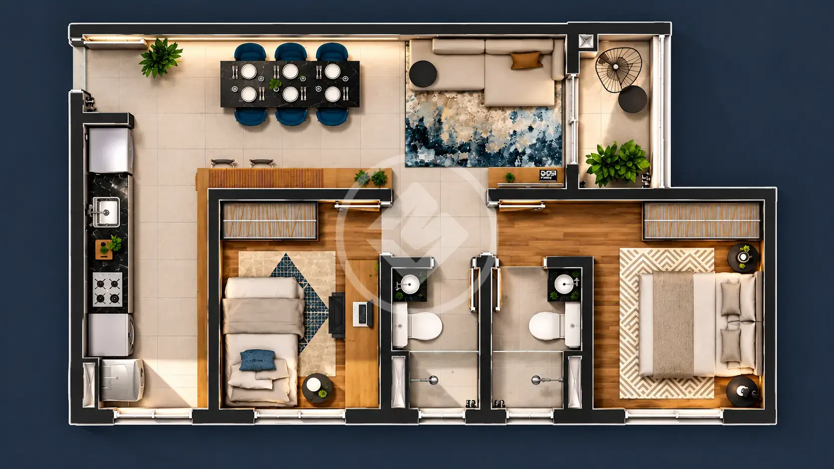 Imagem 1 - Apartamento em Shopping Park, Uberlândia - MG