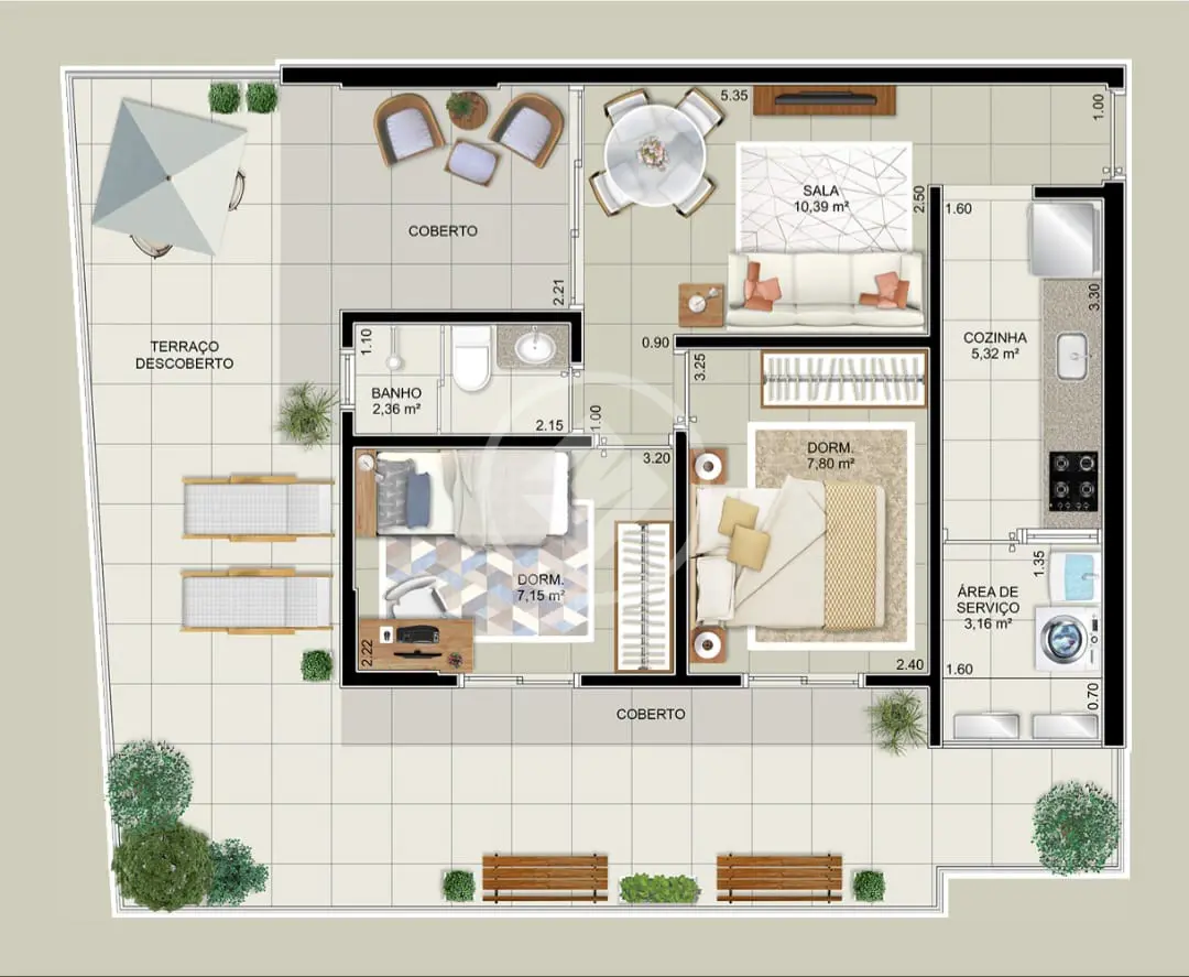 Imagem 2 - Apartamento em Embaré, Santos - SP