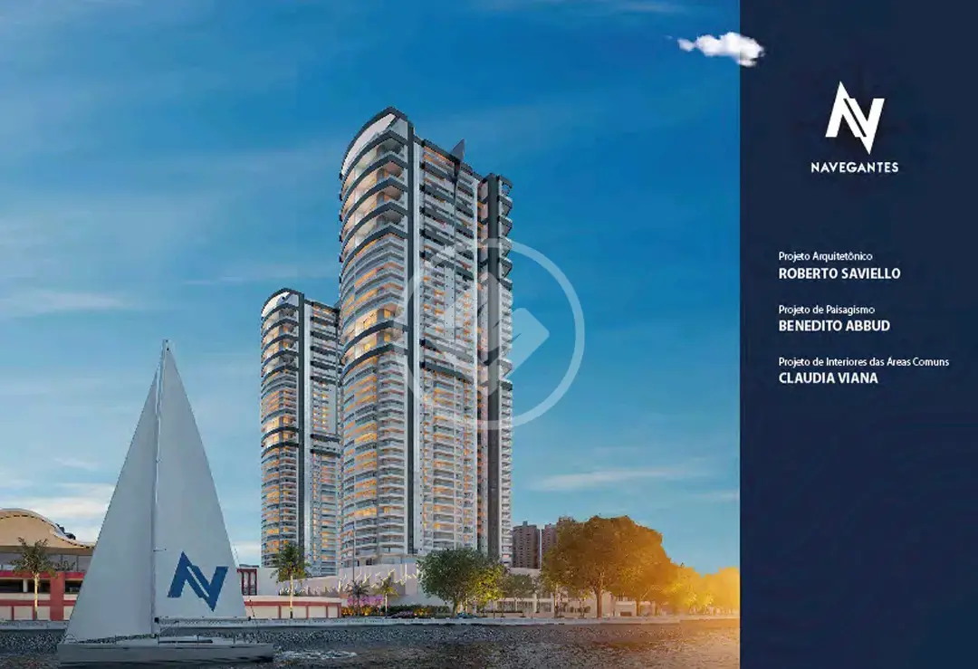 Imagem 1 - Apartamento em Ponta da Praia, Santos - SP