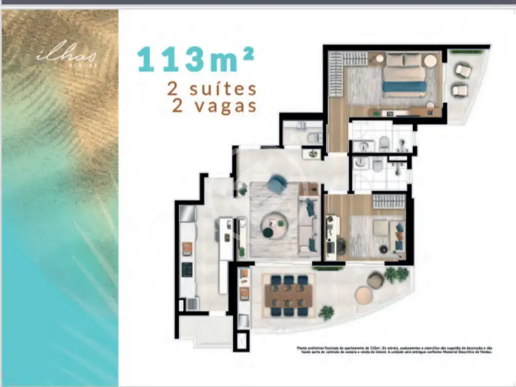Imagem 1 - Apartamento em Ponta da Praia, Santos - SP