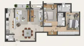 Imagem 2 - Apartamento em Reserva da Mata, São José do Rio Preto - SP