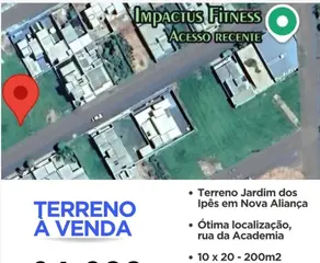 Terreno Jardim dos Ipês, Nova Aliança - SP — foto 1