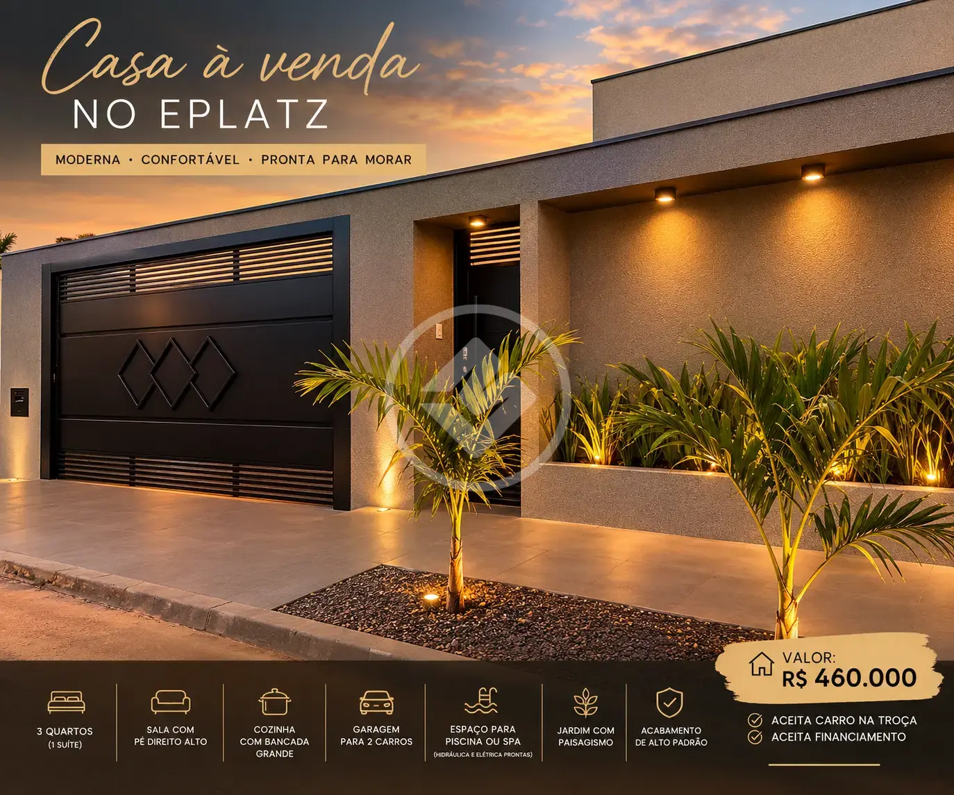 Imagem 1 - Casa em Eplatz Rio Preto, São José do Rio Preto - SP