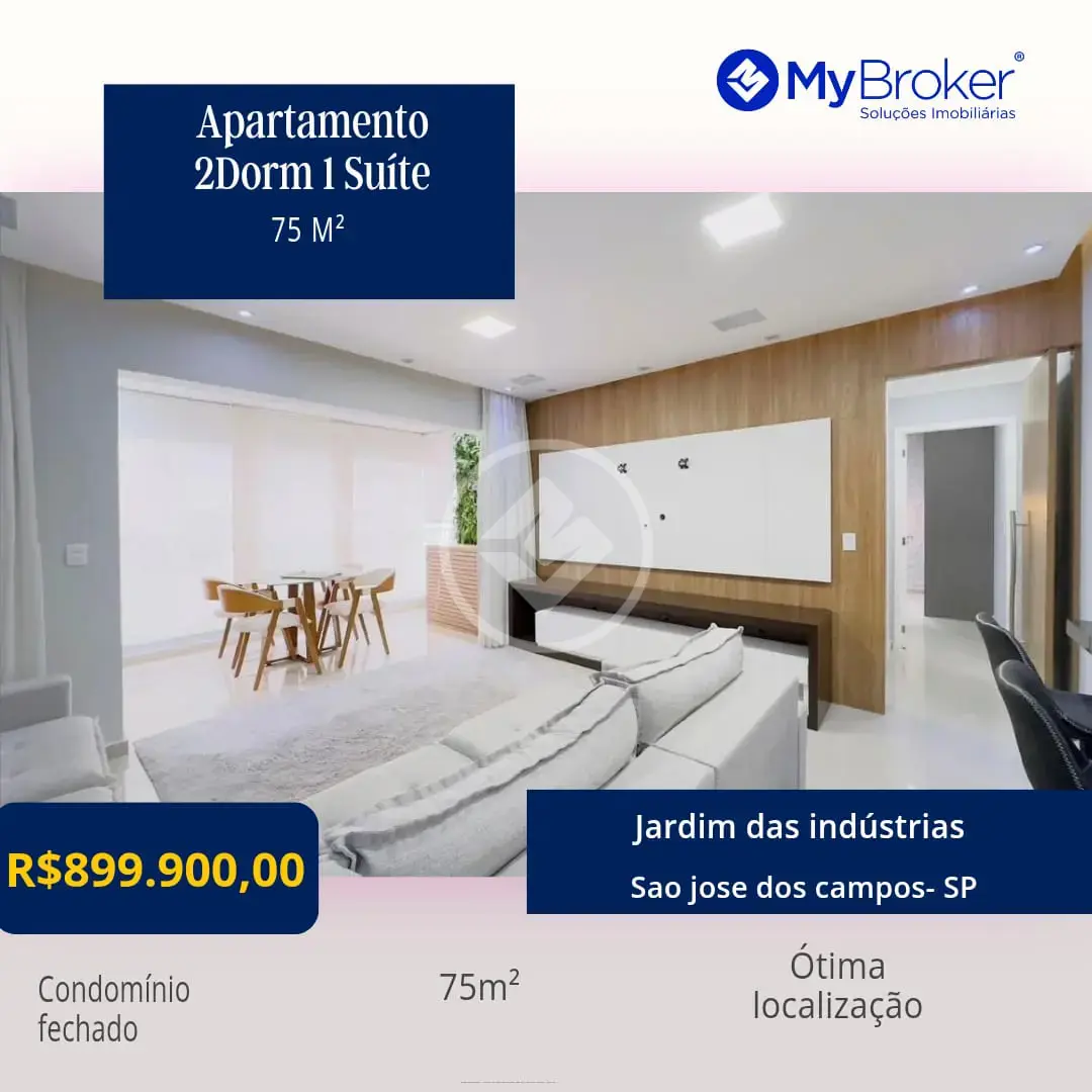 Imagem 1 - Apartamento em Jardim das Industrias, São José dos Campos - SP