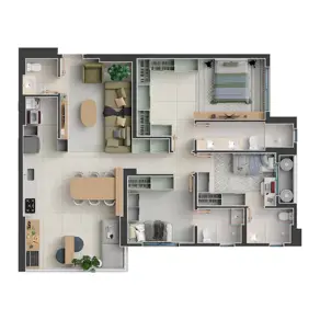 Apartamento Nova Suiça, Goiânia - GO — foto 1