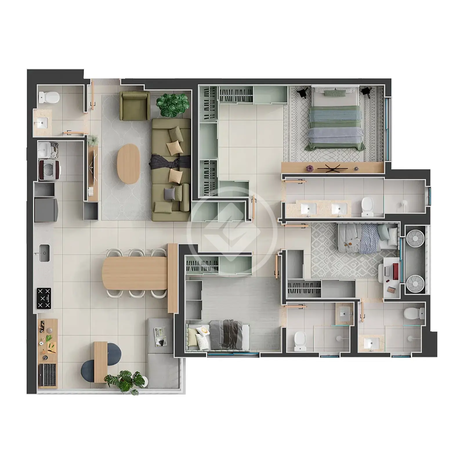 Imagem 1 - Apartamento em Nova Suiça, Goiânia - GO