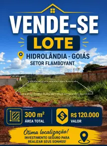 Terreno Zona Rural, Hidrolândia - GO — foto 1