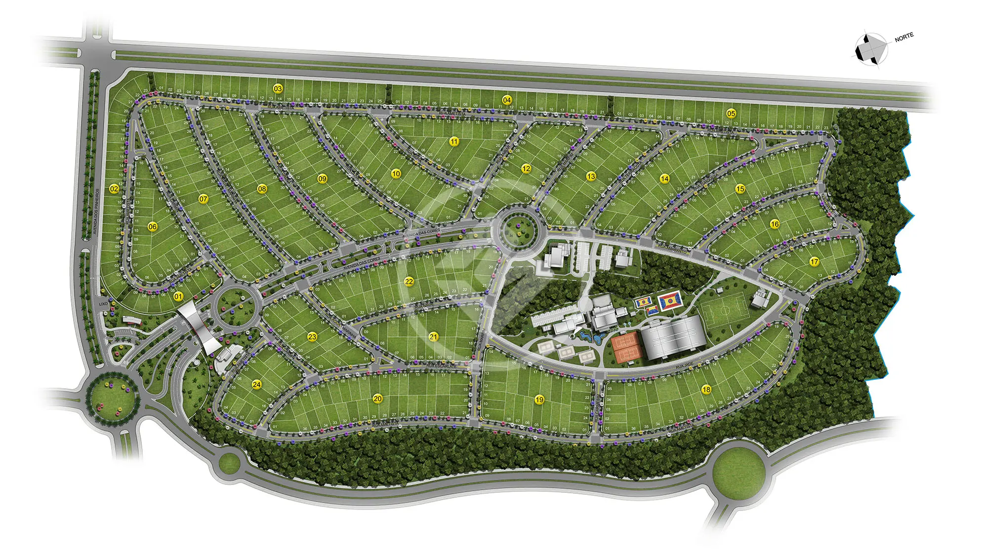 Imagem 3 - Terreno Condomínio em Alameda das Cores Residencial, Sinop - MT
