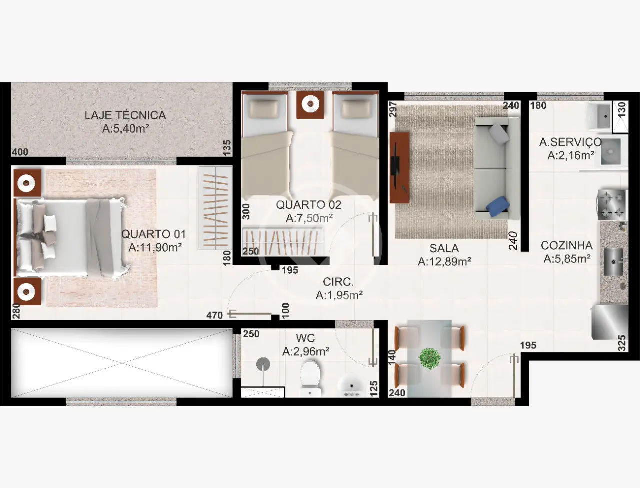 Imagem 1 - Apartamento em Aquarela das Artes, Sinop - MT