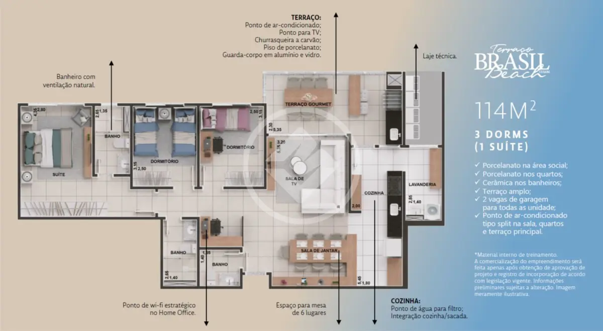Imagem 3 - Apartamento em Ribeirão do Lipa, Cuiabá - MT