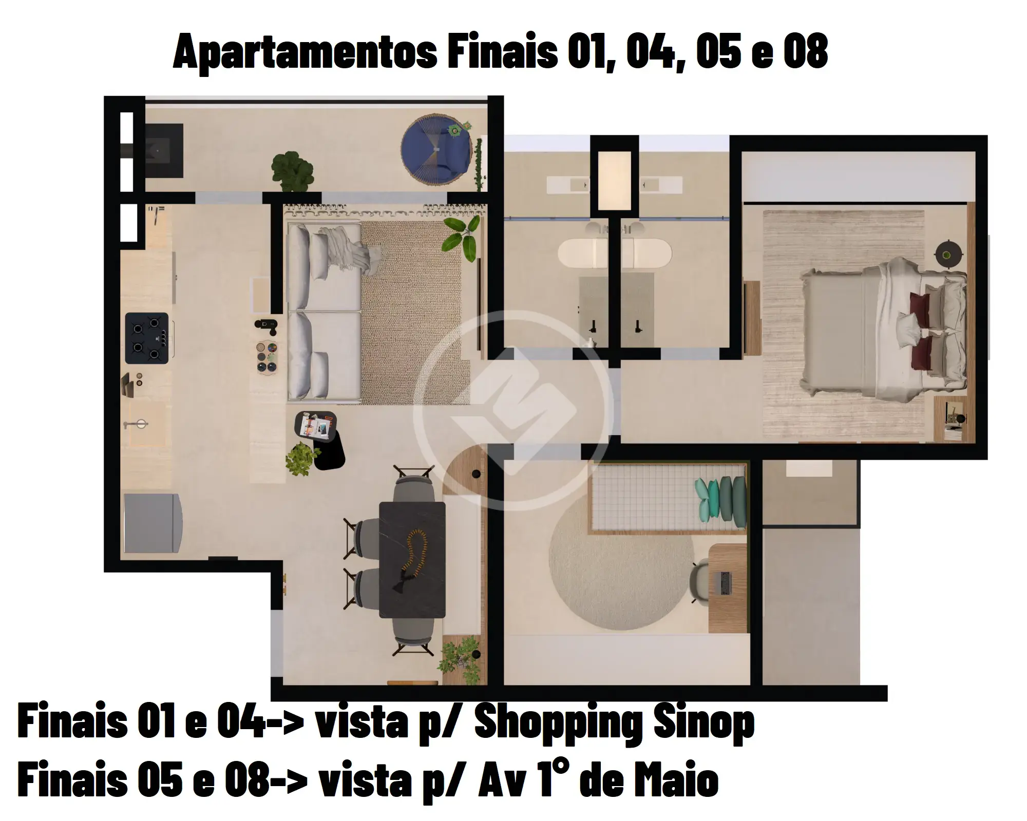 Imagem 6 - Apartamento em Residencial Cidade Jardim, Sinop - MT