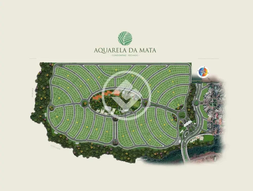 Imagem 1 - Terreno Condomínio em Condomínio Aquarela da Mata, Sinop - MT