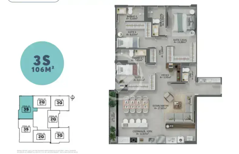 Image 8 - Apartamento em Vila São João, Goiânia - GO