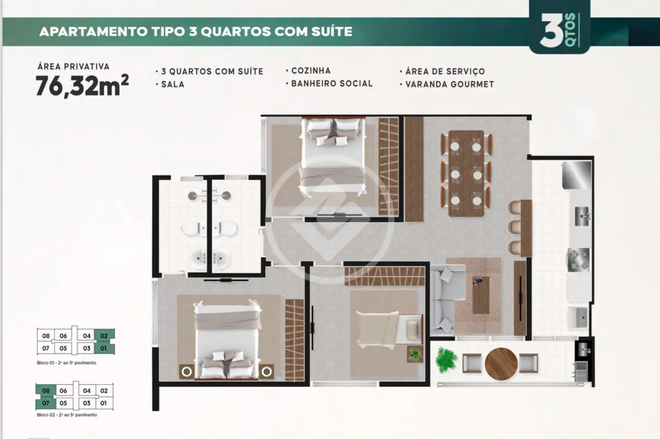 Imagem 3 - Apartamento em Várzea, Teresópolis - RJ
