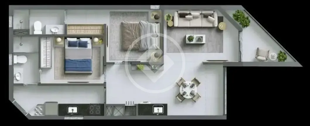Imagem 1 - Apartamento em Itaguá, Ubatuba - SP