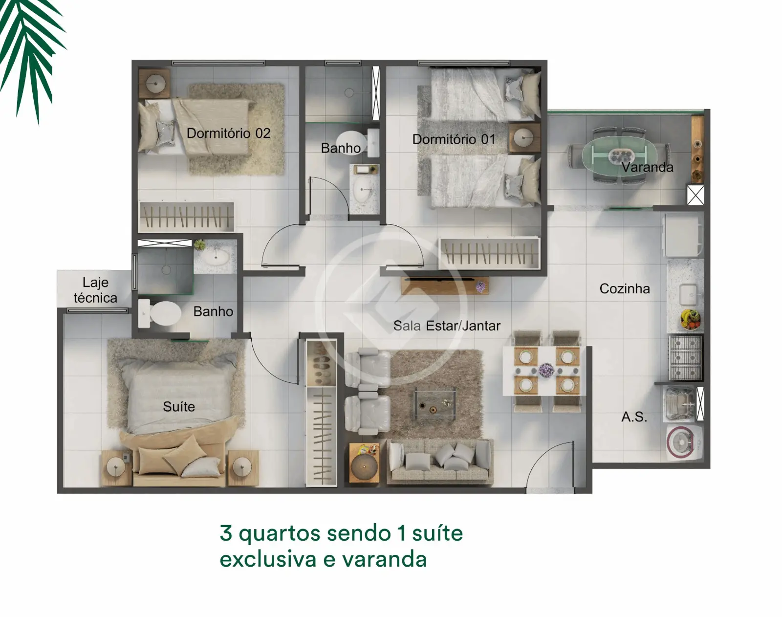Apartamento Grand Ville, Uberlândia - MG — foto 1
