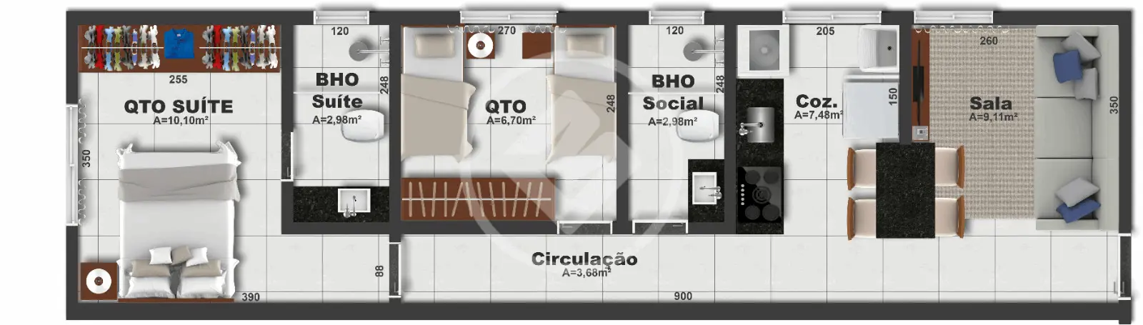 Imagem 4 - Apartamento em BRASIL, Uberlândia - MG