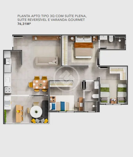 Apartamento COPACABANA, Uberlândia - MG — foto 1