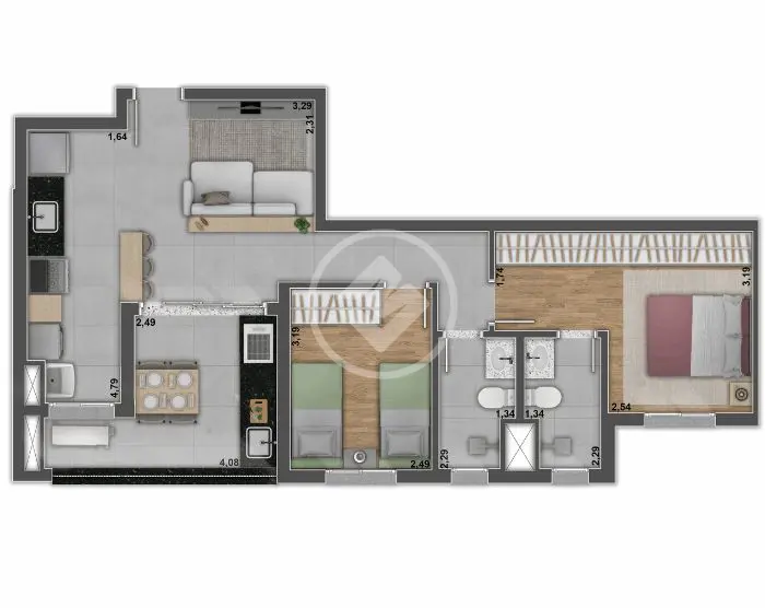 Apartamento Jardim Sul, Uberlândia - MG — foto 1