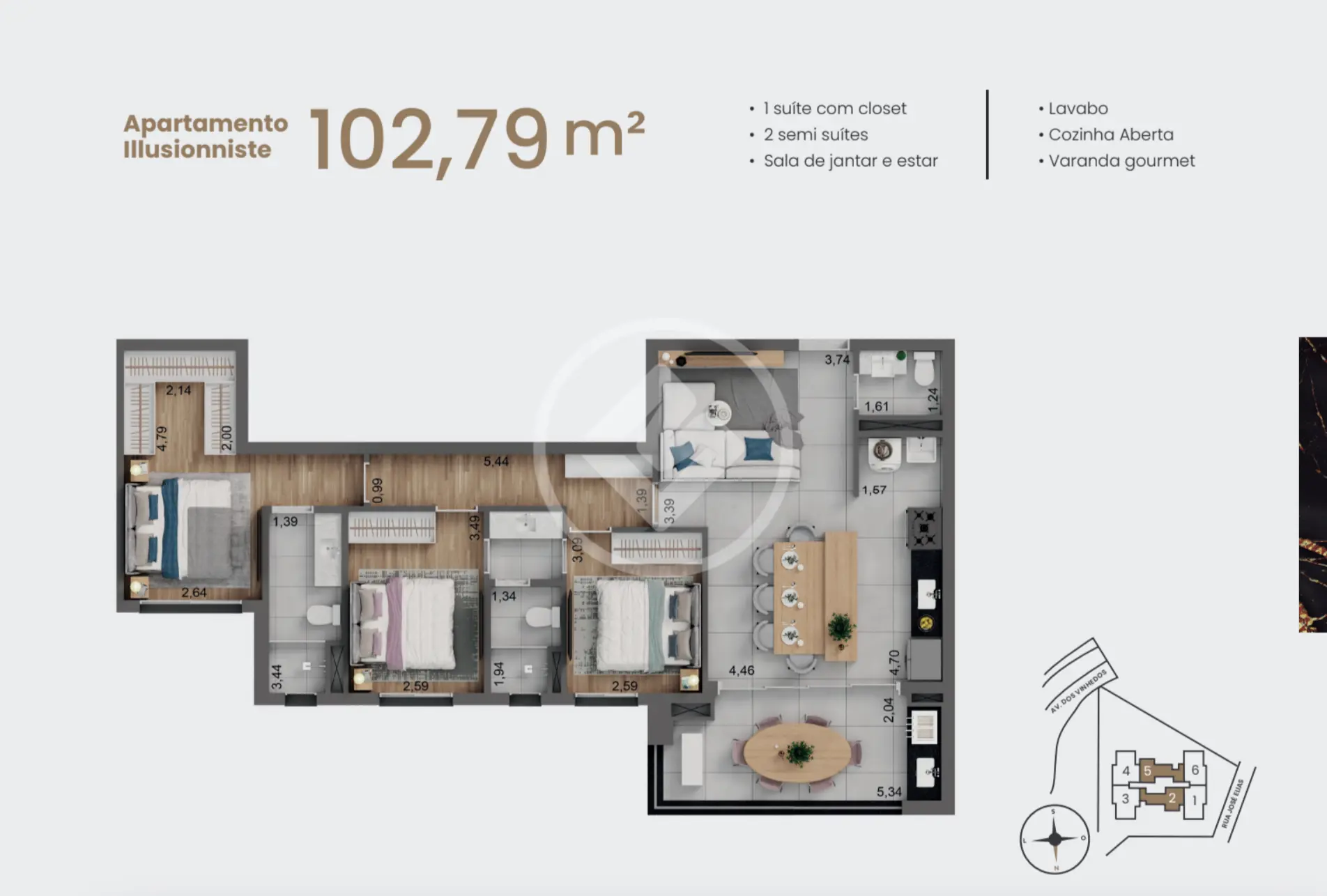 Imagem 2 - Apartamento em Jardim Karaíba, Uberlândia - MG