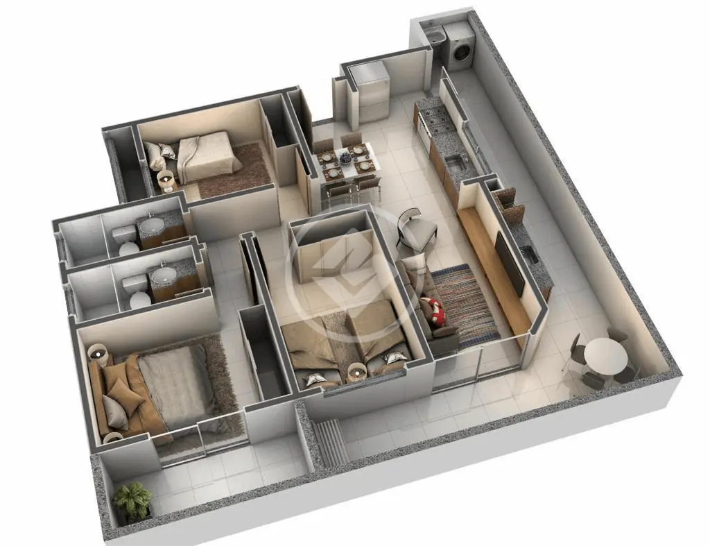 Imagem 6 - Apartamento em Segismundo Pereira, Uberlândia - MG