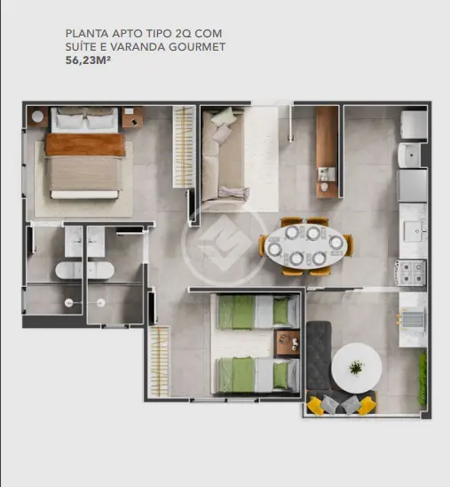 Apartamento COPACABANA, Uberlândia - MG — foto 1