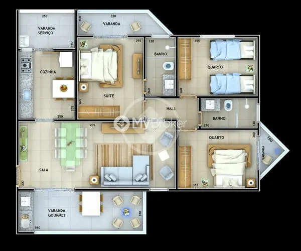 Apartamento Tubalina, Uberlândia - MG — foto 2