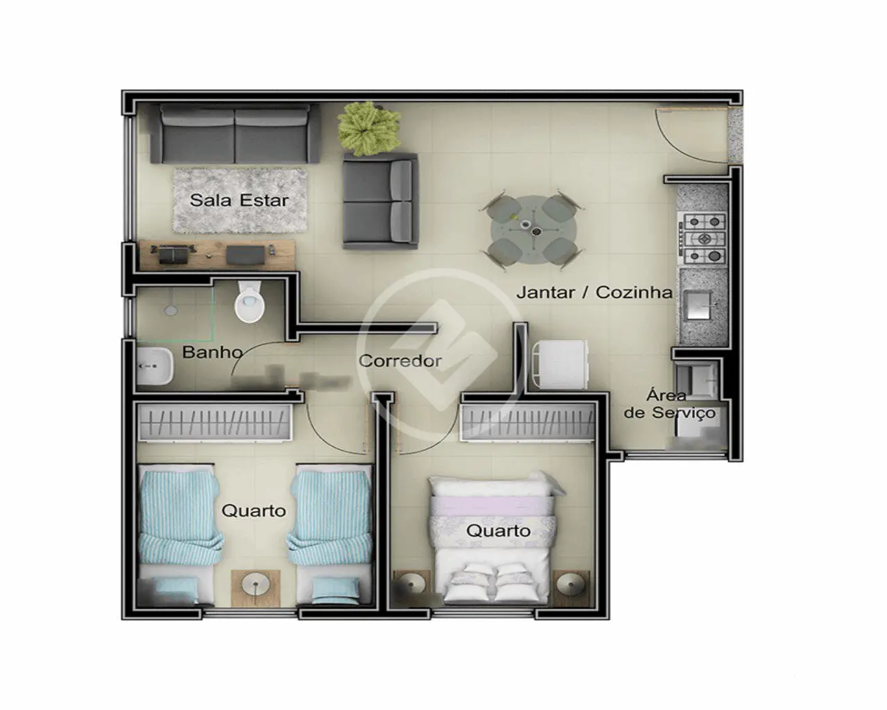 Apartamento Laranjeiras, Uberlândia - MG — foto 1