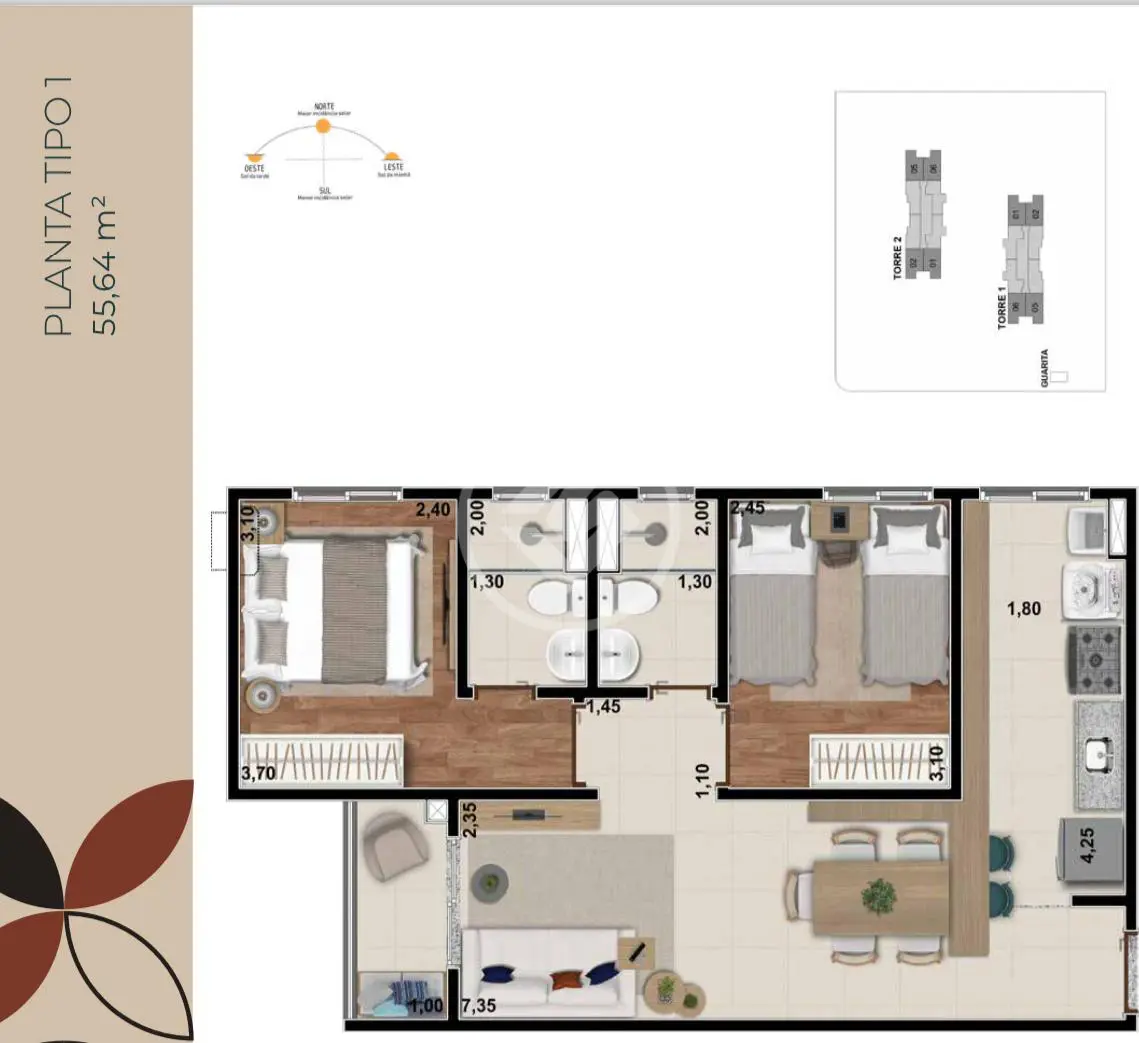 Apartamento Duplex Shopping Park, Uberlândia - MG — foto 1