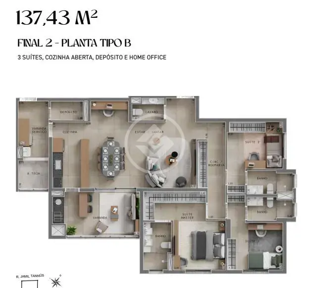Imagem 1 - Apartamento em Lidice, Uberlândia - MG