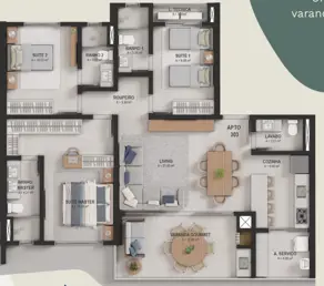 Imagem 2 - Apartamento em Gávea, Uberlândia - MG