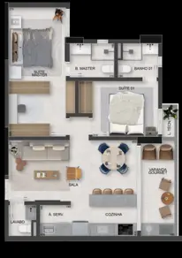 Imagem 3 - Apartamento em Santa Mônica, Uberlândia - MG