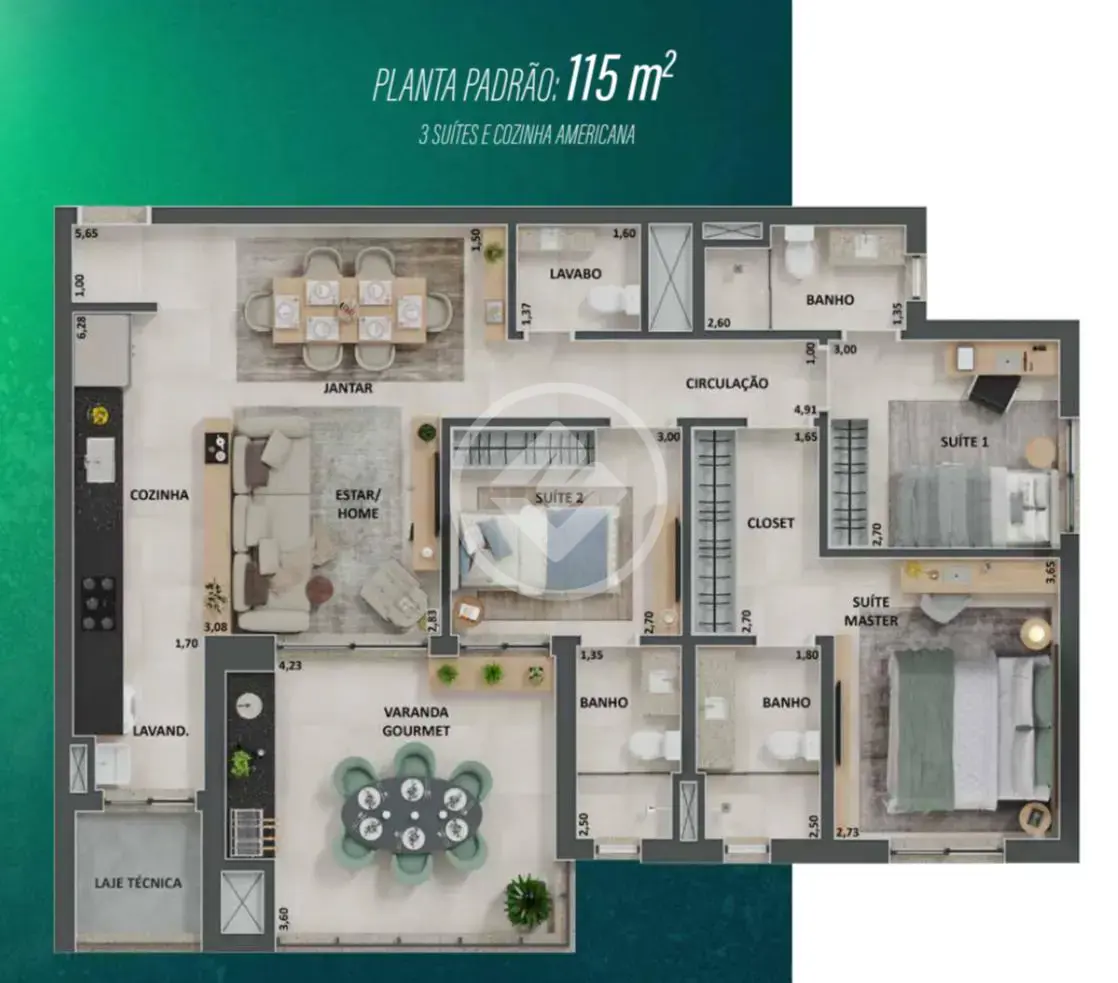 Imagem 1 - Apartamento em Gávea, Uberlândia - MG