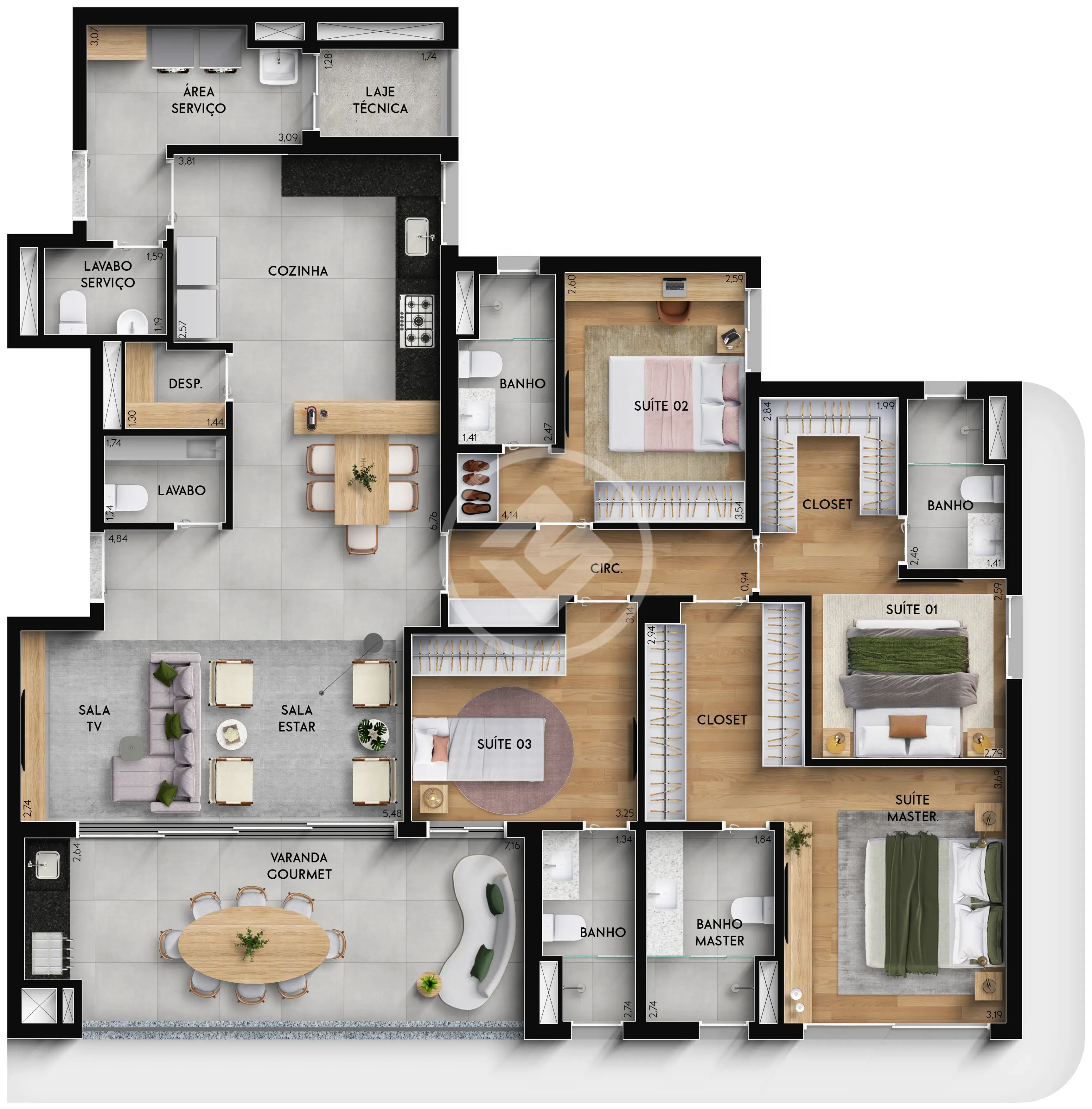 Imagem 2 - Apartamento em Jardim Karaíba, Uberlândia - MG
