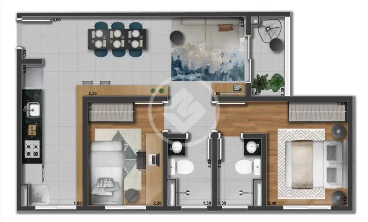 Imagem 2 - Apartamento em Shopping Park, Uberlândia - MG