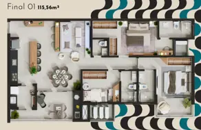 Imagem 2 - Apartamento em Copacabana, Uberlândia - MG